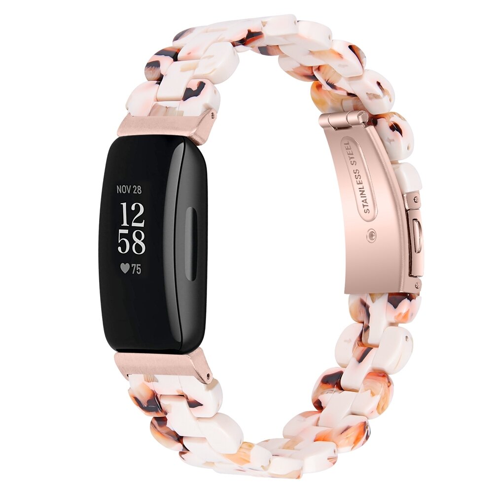 Fitbit Inspire 3 - Resin-Gliederarmband - Blush Marble