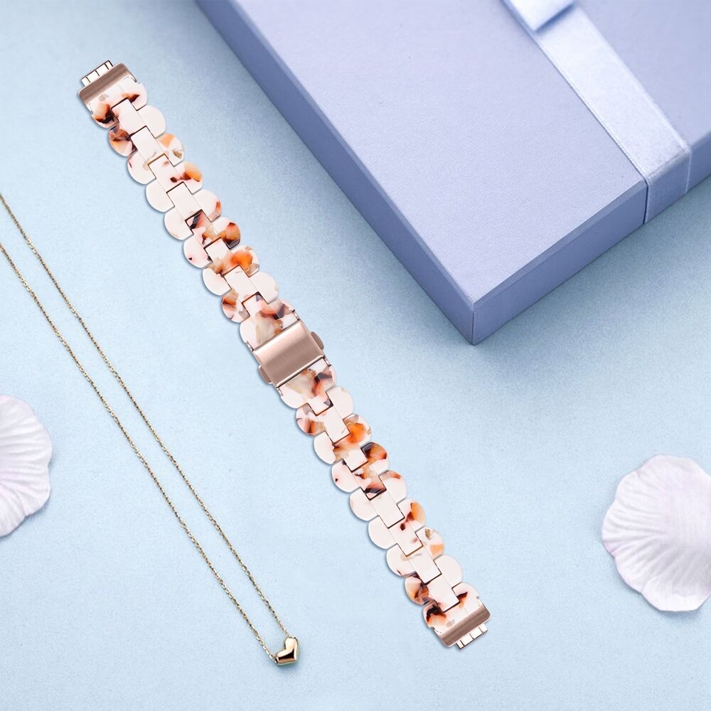 Fitbit Inspire 3 - Resin-Gliederarmband - Blush Marble