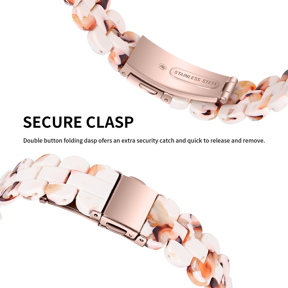 Fitbit Inspire 3 - Resin-Gliederarmband - Blush Marble