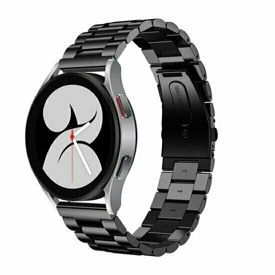 Edelstahl-Gliederarmband - Schwarz - Huawei Watch 5 - 42mm