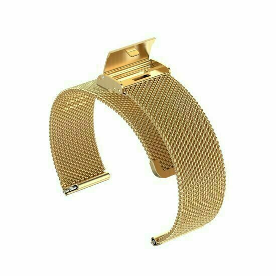 Milanaise-Armband mit Klemmverschluss - Gold - Huawei Watch 5 - 42mm