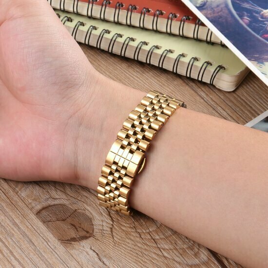 Edelstahlarmband - Gold - Huawei Watch 5 - 46mm