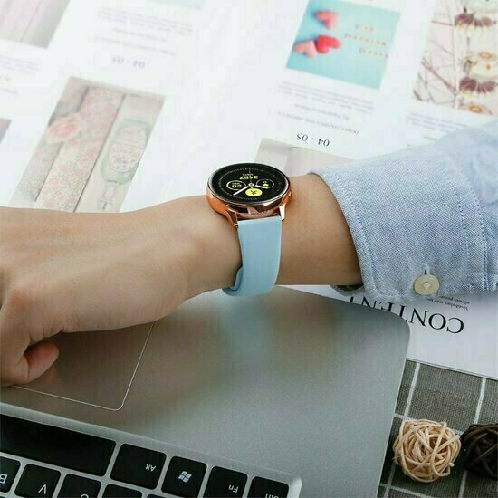 Silikon-Sportarmband - Hellblau - Huawei Watch 5 - 46mm