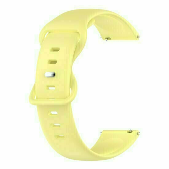 Einfarbiges Sportarmband - Gelb - Huawei Watch 5 - 46mm
