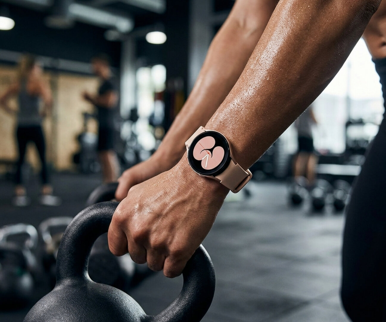 Samsung Galaxy Watch 4 - 40mm &amp; 44mm - Klassisches Sportband - Sand Pink