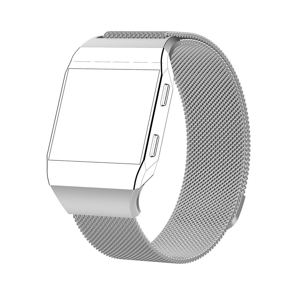 Fitbit Ionic Milanaise Armband - Gr&ouml;&szlig;e: Klein - Silber