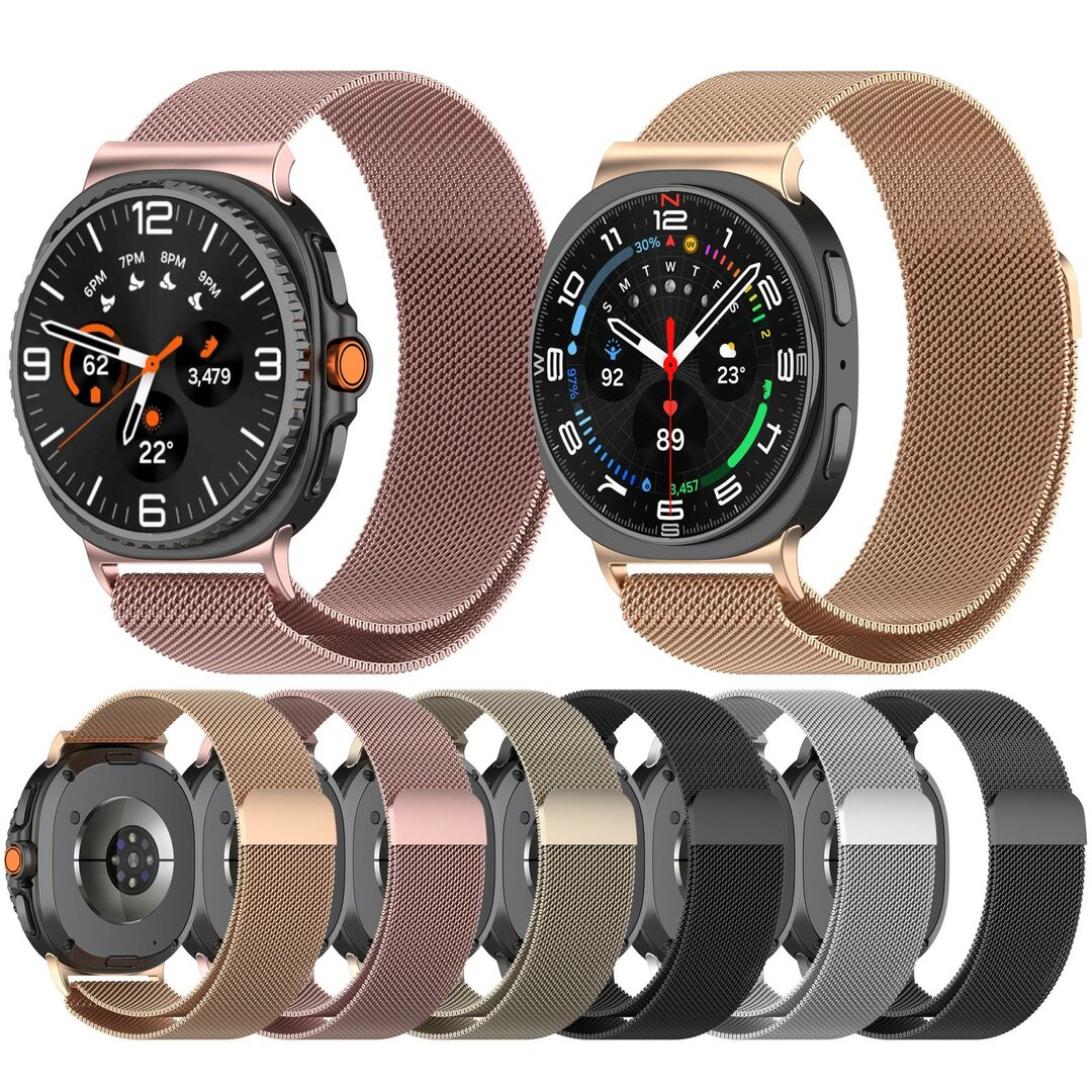 Milanaise Armband - Starlight - Samsung Galaxy Watch 8 Classic - 46mm