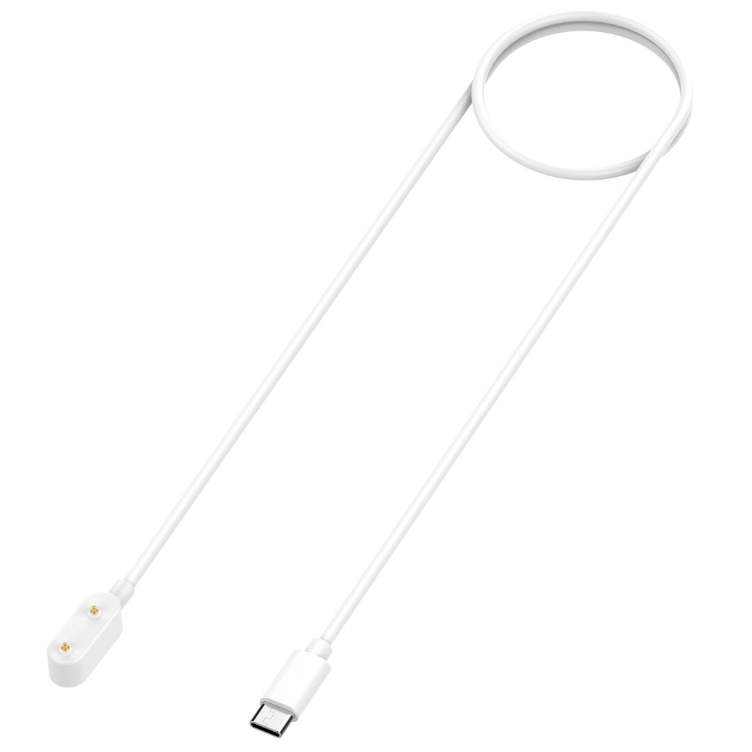 Ladeger&auml;t / Ladekabel - Geeignet f&uuml;r Huawei Watch Fit 5 / 4 / 3 / 2 / 1 / Fit New / Fit Mini - Huawei Honor Band - Huawei Band 9 / 8 / 7 / 6 - USB-C-Anschluss - 1 Meter - Wei&szlig;