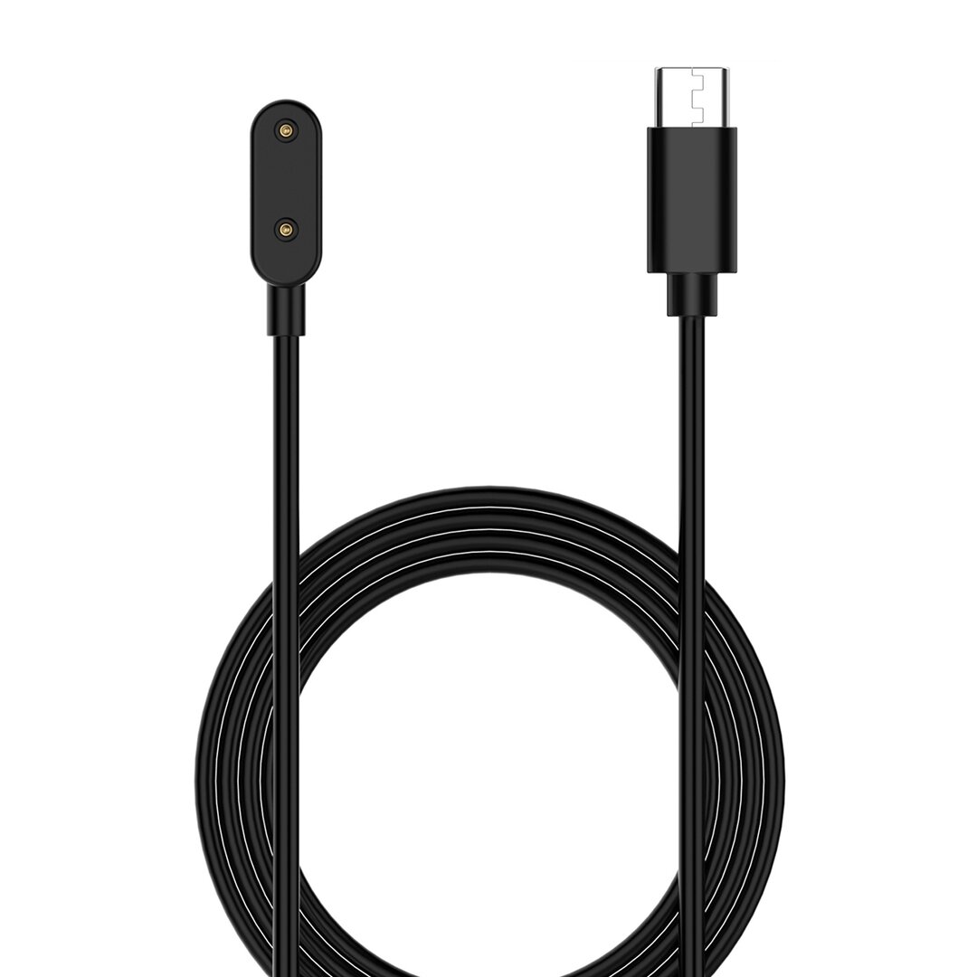 Ladeger&auml;t / Ladekabel - Geeignet f&uuml;r Huawei Watch Fit 5 / 4 / 3 / 2 / 1 / Fit New / Fit Mini - Huawei Honor Band - Huawei Band 9 / 8 / 7 / 6 - USB-C-Anschluss - 1 Meter - Schwarz
