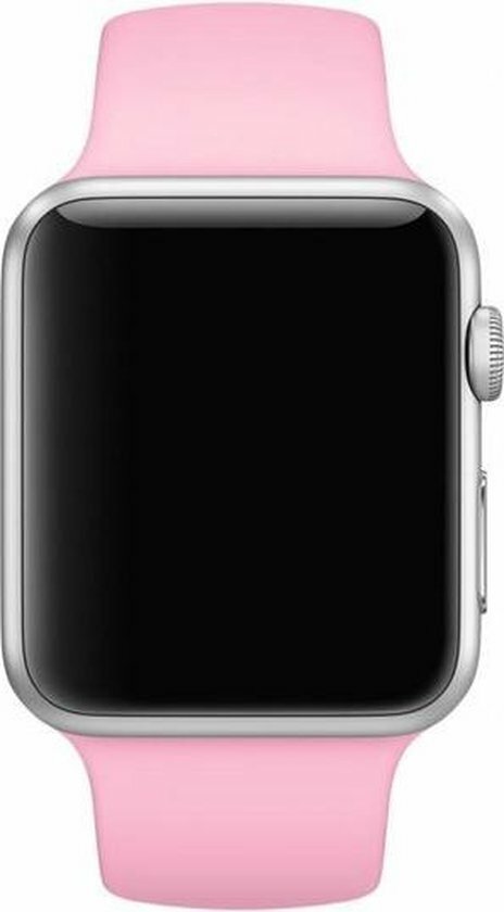 Gummi-Sportband - Rosa - Geeignet f&uuml;r Apple Watch 44mm / 45mm / 46mm / 49mm