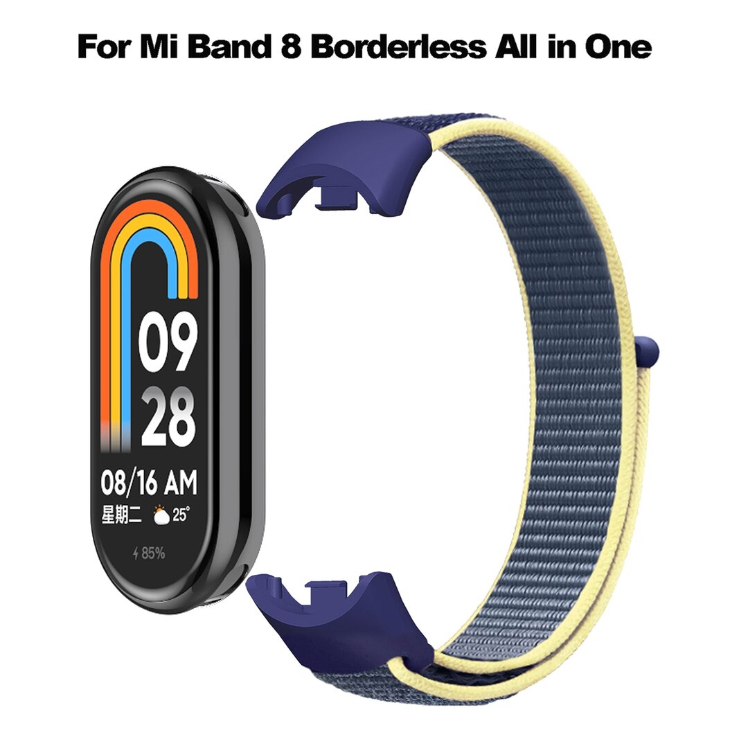 Sport Loop Nylon armband - Gr&uuml;n - Xiaomi Smart Band 8 &amp; 9