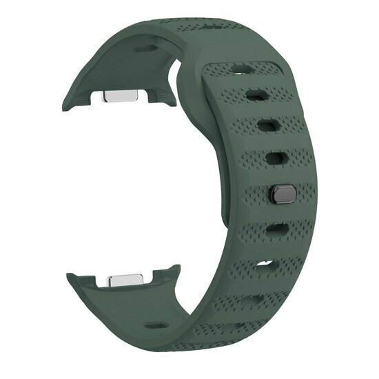 Wave mit Motiv Silikonband - Dunkelgr&uuml;n - Samsung Galaxy Watch 8 Classic - 46mm