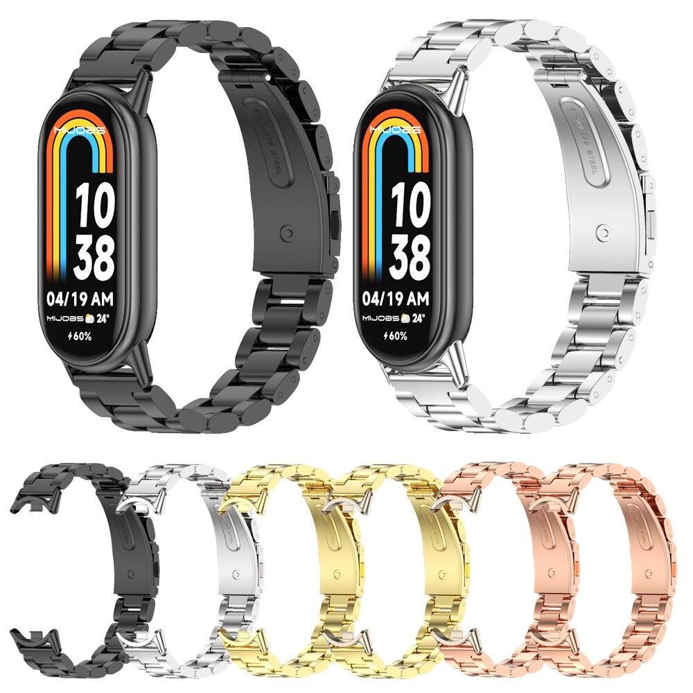 Stahlgliederband - Champagner gold - Xiaomi Smart Band 8 &amp; 9