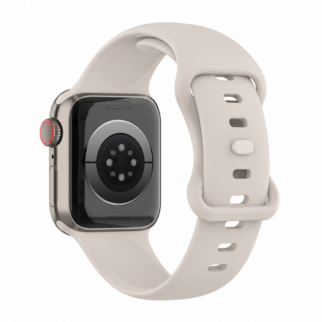 Silikon-Sportband - Polarstern / Starlight - Gr&ouml;&szlig;e: M/L - Passend f&uuml;r Apple Watch 38mm / 40mm / 41mm