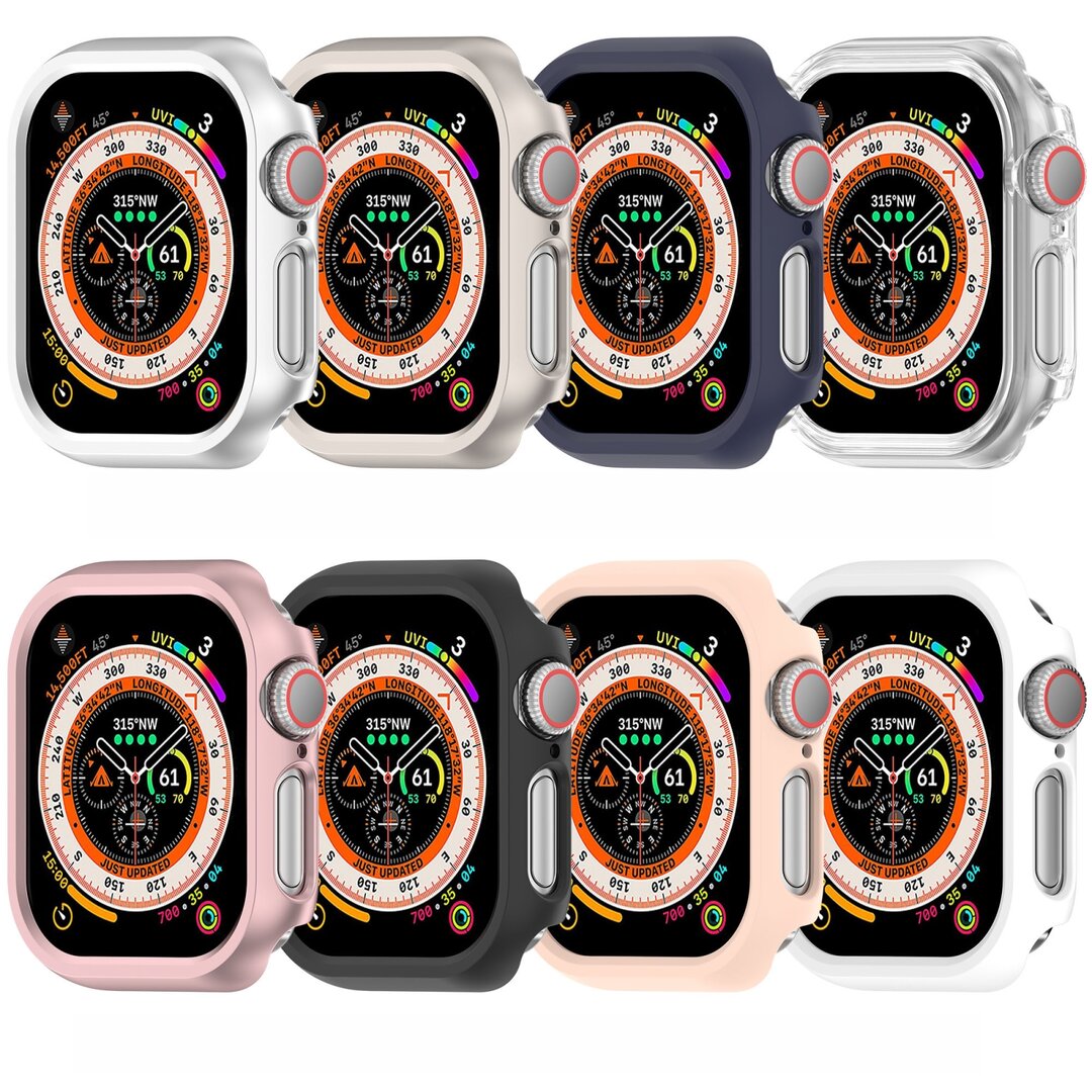 Hartschalengeh&auml;use 42mm (offene Vorderseite) - Hellrosa - Geeignet f&uuml;r Apple Watch 42mm