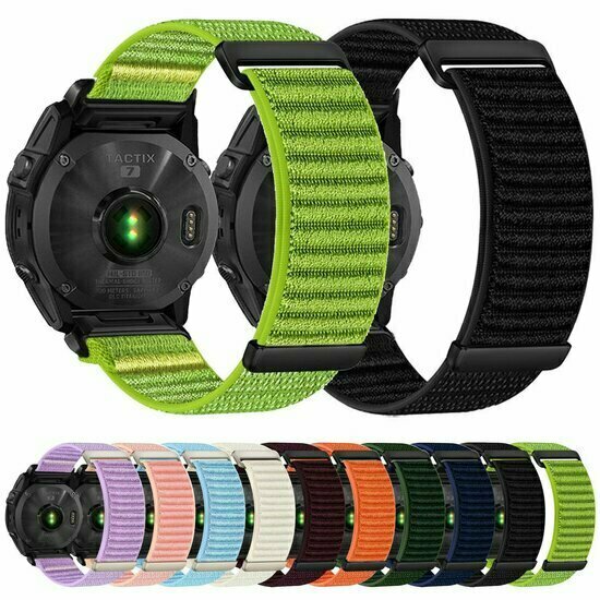 Sport Loop Nylonarmband - Hellblau - Garmin Fenix 9 / 9 pro - 43mm