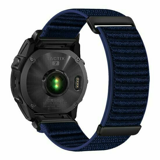 Sport Loop Nylonarmband - Dunkelblau - Garmin Fenix 9 / 9 pro - 43mm