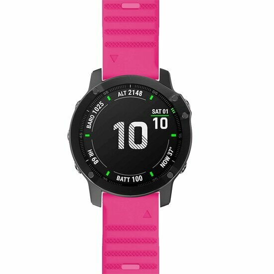 Silikonarmband - Rosa - Garmin Fenix 9 / 9 pro - 47mm