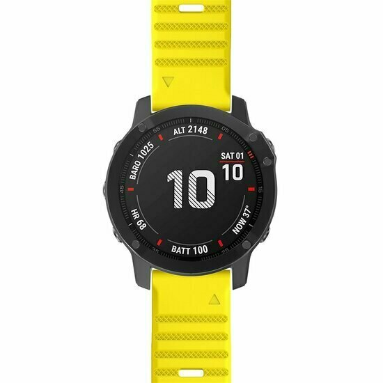 Silikonarmband - Gelb - Garmin Fenix 9 / 9 pro - 47mm