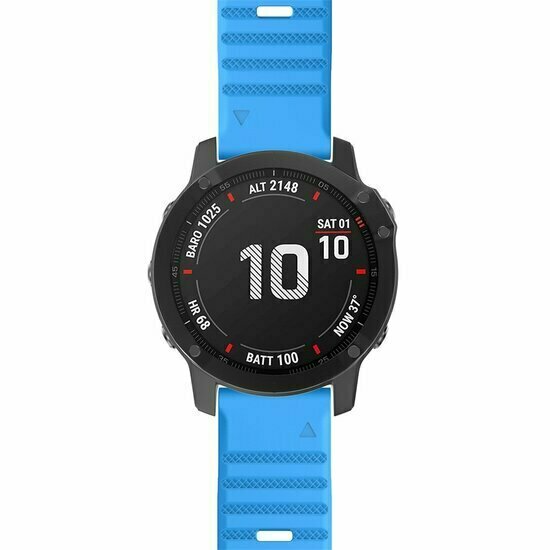 Silikonarmband - Blau - Garmin Fenix 9 / 9 pro - 47mm