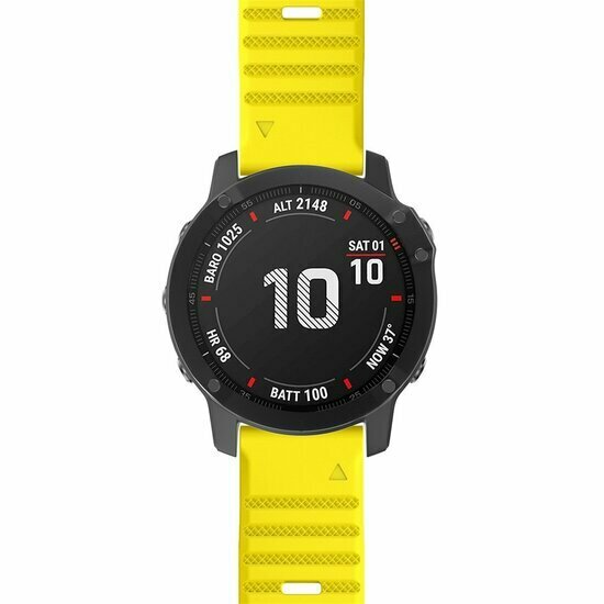 Silikonarmband - Gelb - Garmin Fenix 9 / 9 pro - 51mm