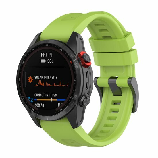 Silikon-Sportarmband - Gr&uuml;n - Garmin Fenix 8 / 8 Pro - 51mm