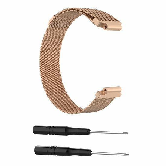 Milanaise-Armband - Large - Gold - Garmin Approach S20