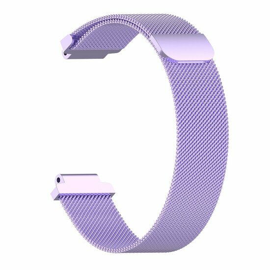 Milanaise-Armband - Large - Violett - Garmin Approach S20