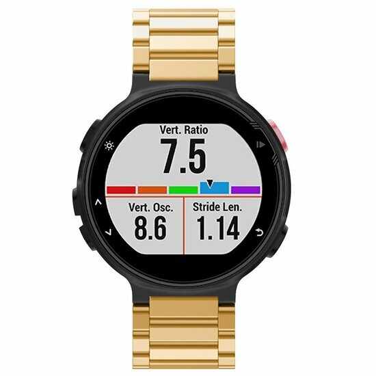 Edelstahl-Gliederarmband - Gold - Garmin Approach S20