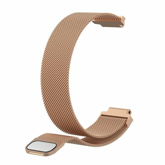 Milanaise-Armband - Small - Champagnergold - Garmin Approach S20
