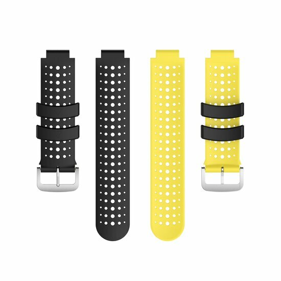 Dot Pattern Silikonarmband - Dunkelgr&uuml;n + Schwarz - Garmin Approach S20