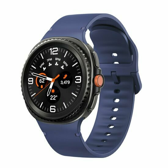 Soft Silikonarmband - Gr&ouml;&szlig;e: M/L - Dunkelblau - Samsung Galaxy Watch 9 - 40mm / 44mm