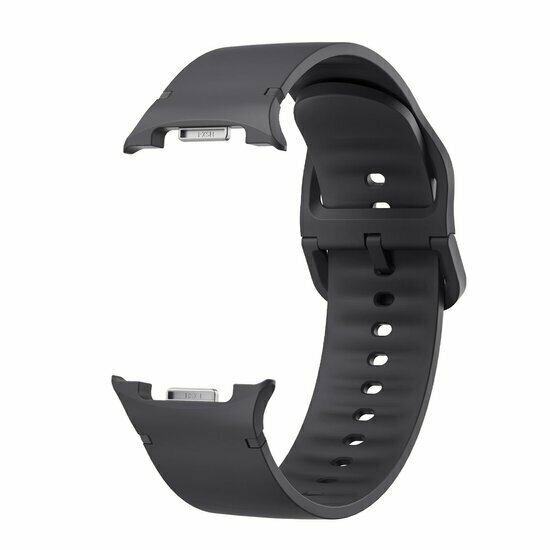 Soft Silikonarmband - Gr&ouml;&szlig;e: M/L - Dunkelgrau - Samsung Galaxy Watch 9 - 40mm / 44mm