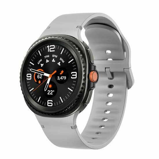 Soft Silikonarmband - Gr&ouml;&szlig;e: M/L - Grau - Samsung Galaxy Watch 9 - 40mm / 44mm