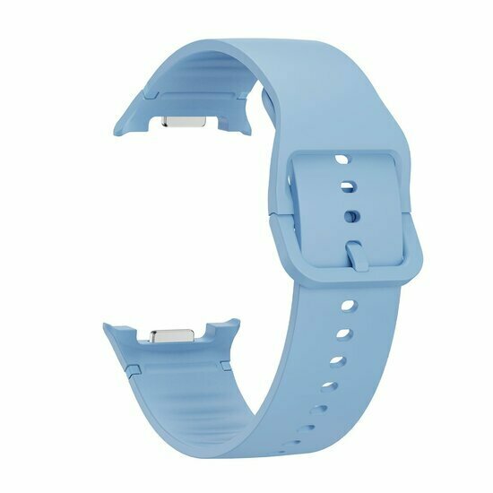 Soft Silikonarmband - Gr&ouml;&szlig;e: M/L - Hellblau - Samsung Galaxy Watch 9 - 40mm / 44mm