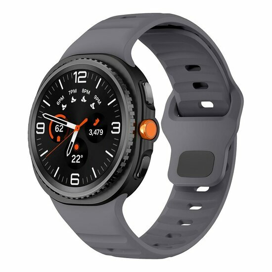 Wave Silikonarmband - Grau - Samsung Galaxy Watch 9 - 40mm / 44mm