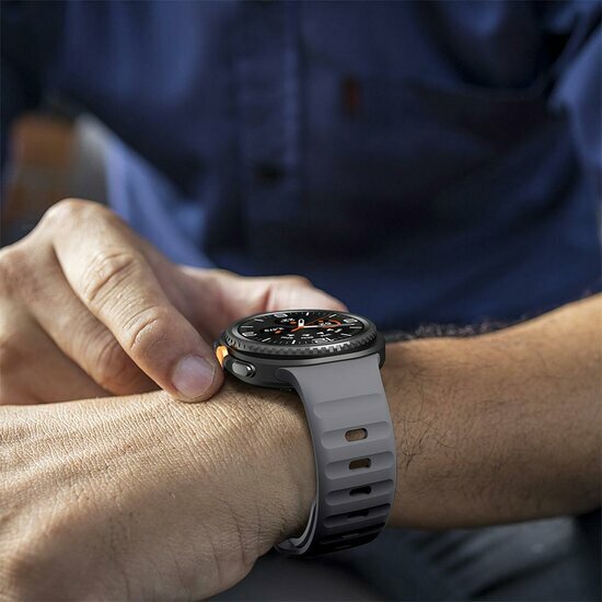 Wave Silikonarmband - Grau - Samsung Galaxy Watch 9 - 40mm / 44mm