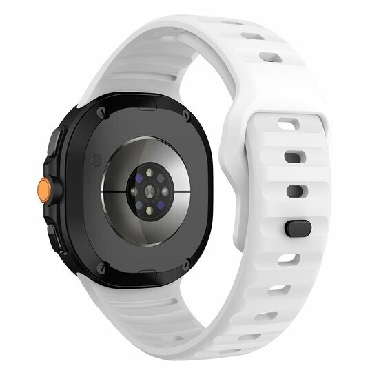 Wave Silikonarmband - Wei&szlig; - Samsung Galaxy Watch 9 - 40mm / 44mm