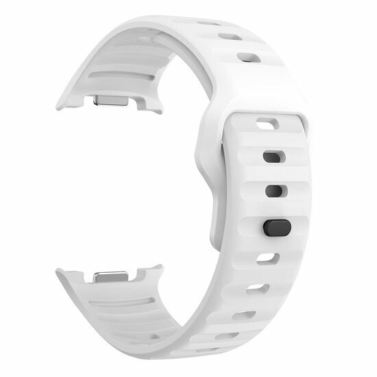 Wave Silikonarmband - Wei&szlig; - Samsung Galaxy Watch 9 - 40mm / 44mm