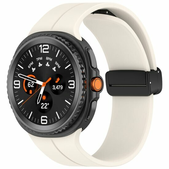 D-Buckle Solid Line Sportarmband - Starlight - Samsung Galaxy Watch 9 - 40mm / 44mm