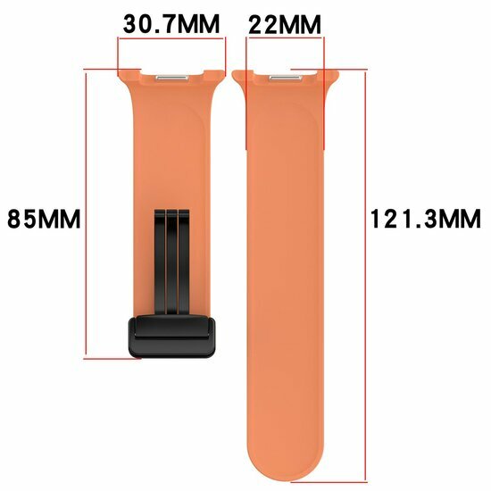 D-Buckle Solid Line Sportarmband - Dunkelblau - Samsung Galaxy Watch 9 - 40mm / 44mm