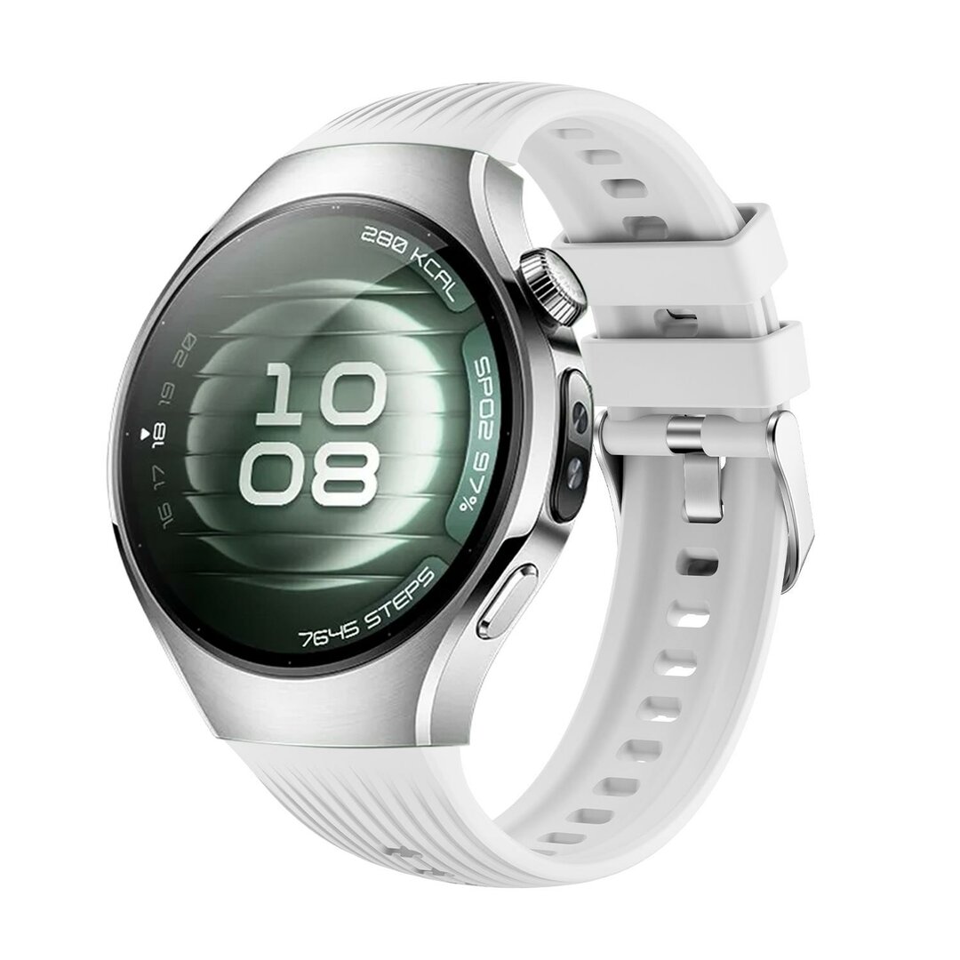 Silikonarmband 'True Fit' - Wei&szlig; - Huawei Watch 5 - 46mm