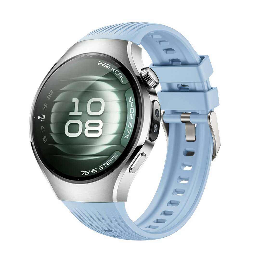 Silikonarmband 'True Fit' - Blau - Huawei Watch 5 - 46mm