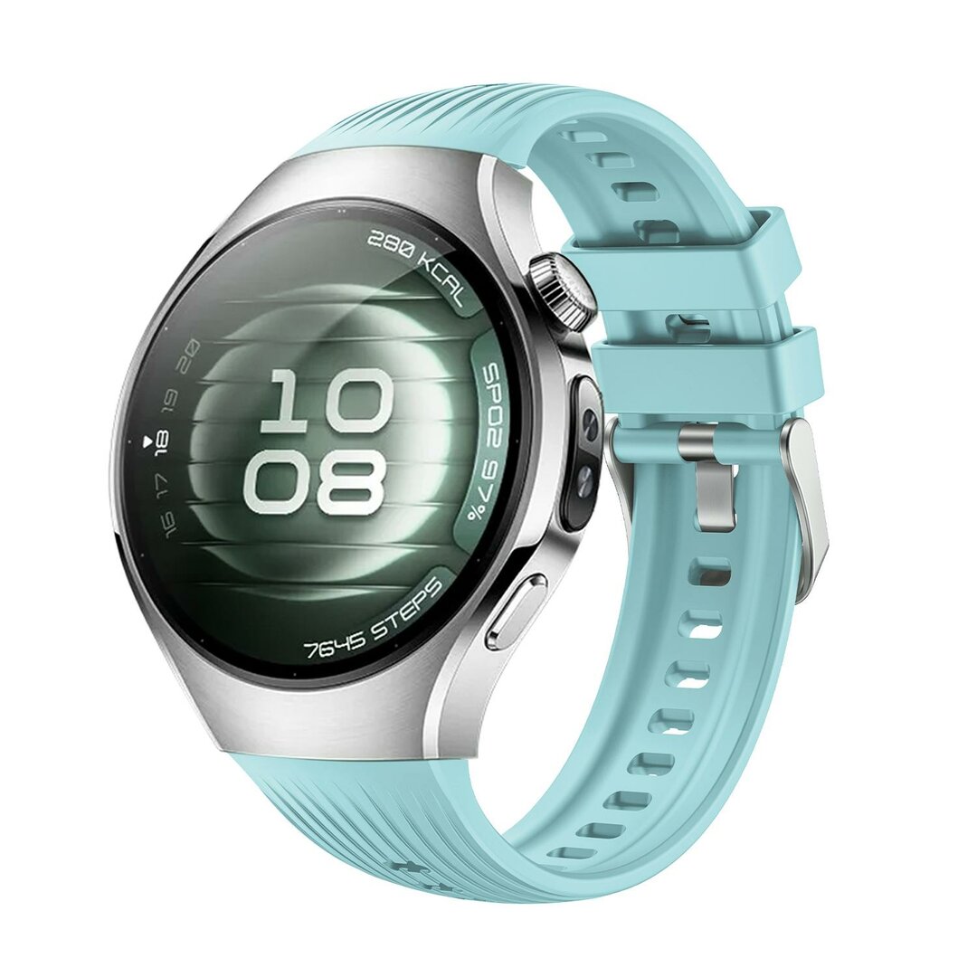 Silikonarmband 'True Fit' - T&uuml;rkis - Huawei Watch 5 - 46mm