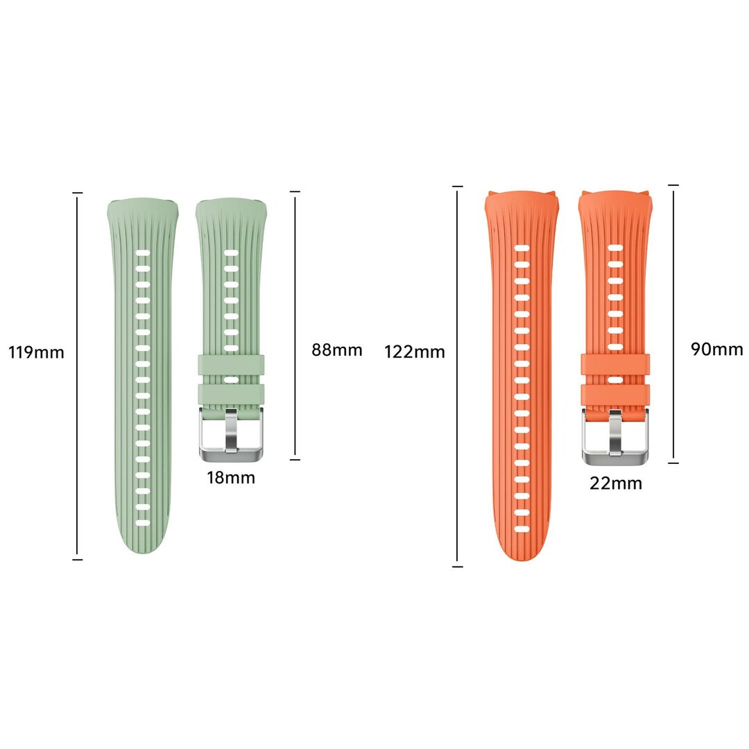 Silikonarmband 'True Fit' - Lila - Huawei Watch 5 - 46mm