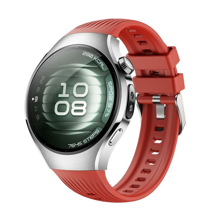 Silikonarmband 'True Fit' - Rot - Huawei Watch 5 - 46mm