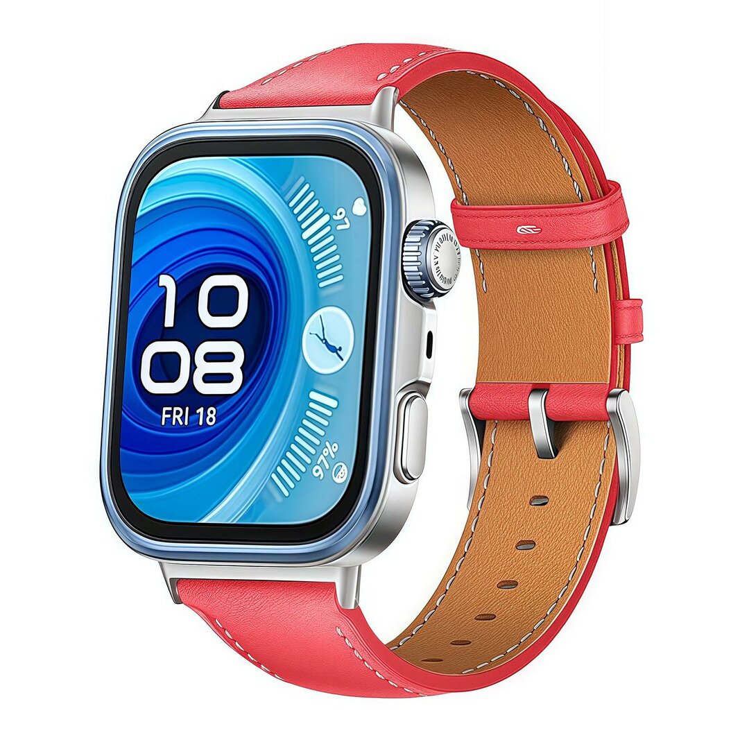 Lederarmband - Rot - Huawei Watch Fit 5 / 4 / 3