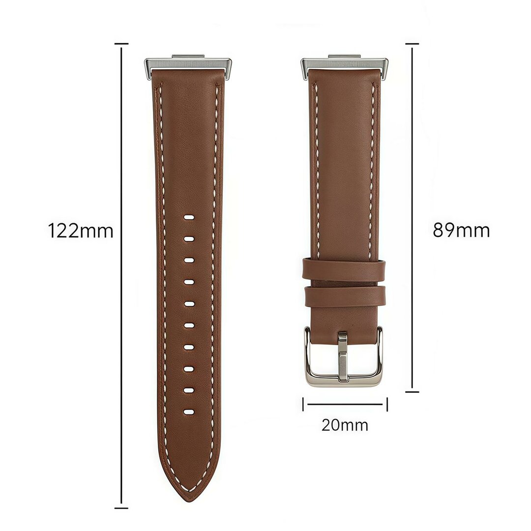 Lederarmband - Rot - Huawei Watch Fit 5 / 4 / 3