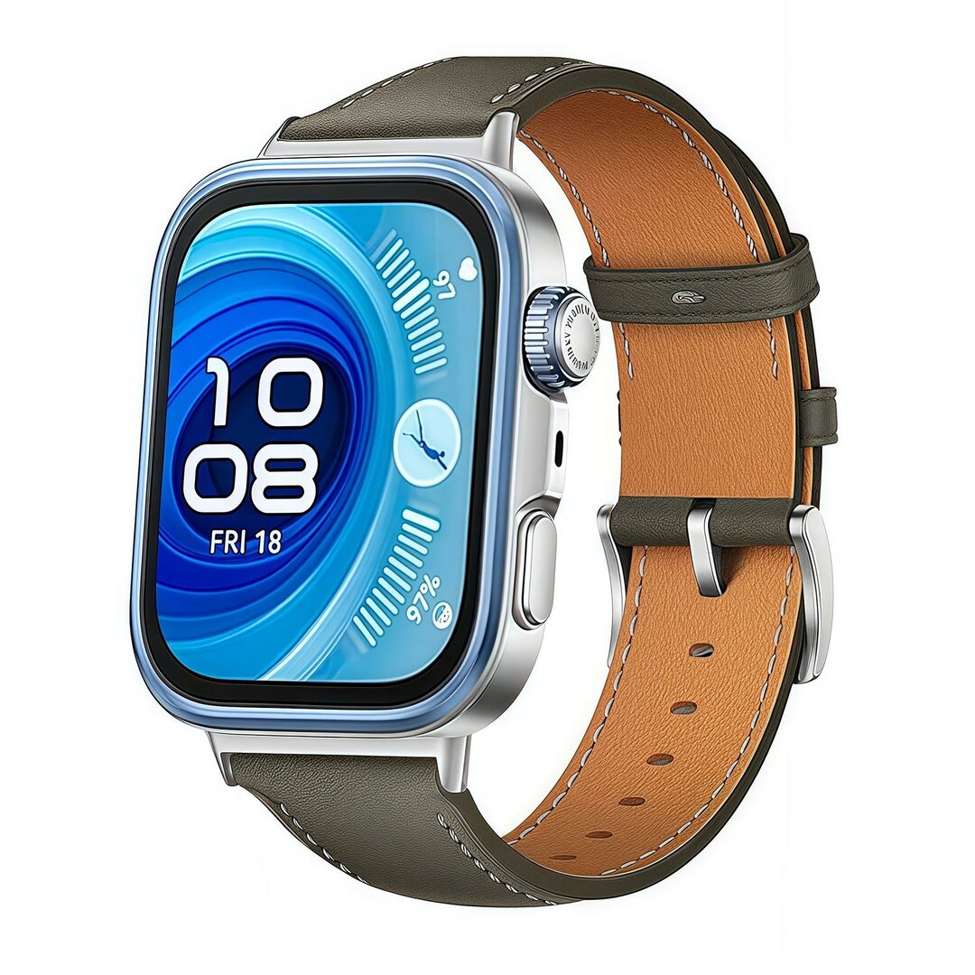 Lederarmband - Grau - Huawei Watch Fit 5 / 4 / 3