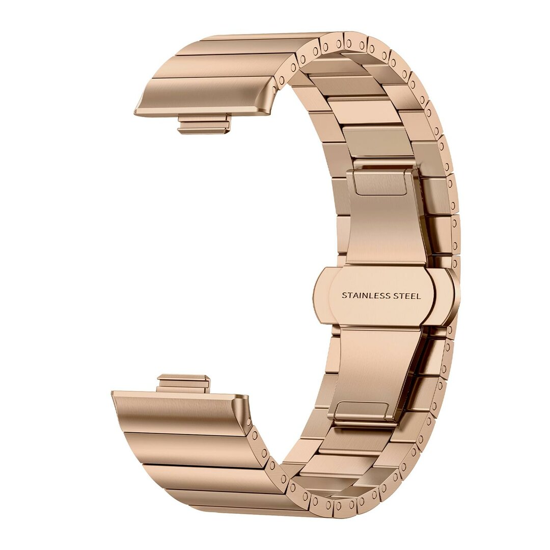 Edles Edelstahl-Gliederarmband - Gold - Huawei Watch Fit 5 / 4 / 3